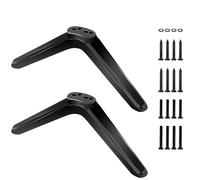 TV Pedestal Feet, Universal TV Stand Legs, Universal TV Base Pedestal Feet with Screws, Replacement Tv Stand for Most TCL Roku TV 32 40 49 50 55 Inch with Mounting Hole Distance from 2cm-5cm