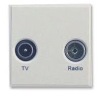 TV/RADIO DIPLEXED WHITE MODULE 304258 By TRIAX