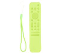 TV Remote Case Silicone Soft Shockproof Washable Protective Cover for RMF TX800 TX900 and Bravia 2022K Series with Lanyard 182x42x19.5mm (Fluorescent Green)