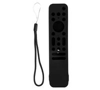 TV Remote Case Silicone Soft Shockproof Washable Protective Cover for RMF TX800 TX900 and Bravia 2022K Series with Lanyard 182x42x19.5mm (Black Set)