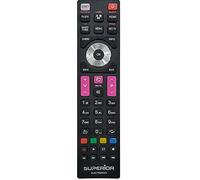 TV Remote Control RE-FLIX Ready-to-Use compatible with TELEFUNKEN SLX258NIC