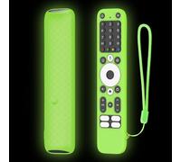 TV Remote Cover Sleeve for Homatics Box R 4K, Soft Silicone Case Skin Protector Housing, Remotes NonSlip Texture Shell Protective Covers with Lanyard (Luminous Green)