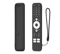 TV Remote Cover Sleeve for Homatics Box R 4K, Soft Silicone Case Skin Protector Housing, Remotes NonSlip Texture Shell Protective Covers with Lanyard (Black)