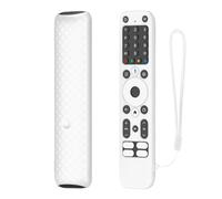 TV Remote Cover Sleeve for Homatics Box R 4K, Soft Silicone Case Skin Protector Housing, Remotes NonSlip Texture Shell Protective Covers with Lanyard (White)