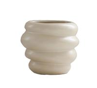 Tv Remote Holder Ceramic Remote Control Holder, Remote Control Storage Box Container for Table, Tv Remote Holder, Makeup Brush Pen Holder (for 2 Or 3 Remote Controls) Desk Caddy Organiser(White)