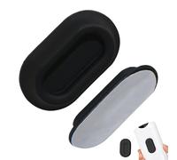 TV Remote Holder Magnetic, Wall Mount Remote Control Holder, Remote Holder on Back of TV with Non-Slip Silicone Base | Drill Bedside Storage for Hotel Rooms, RV Living Spaces