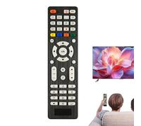 TV Remote - Remote Control, Smart TV Clicker, Controller | Replacement Remote Control with Responsive Buttons and Long Range Signal for Television Sets Home Entertainment and Me