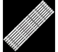 TV Replacement Parts- 2set LED Backlight Strips compatible with Philips 43PFT4001/05 4708-K43WDR-A1213K04 4708-K420WD-A3213K01 LED Bands Rulers K430WDR TV Lamps (Color : 1set(8pcs))