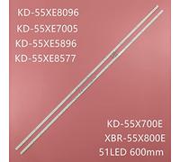 TV Replacement Parts- LED backlight strip compatible with SONY kd-55xe7077 KD-55XE8396 KD-55XE8096 KD-55XE7096 KD-55XE7002 KD-55XE8596 KD-55X720E STO550AP5_51LED (Color : 2 pieces 1TV)