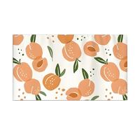 Tv Screen Protector Cover TV Cover Dustproof Home Decor,Thickened & Easy To Install,Hand-Drawn Yellow Peach Pattern,Fits 24 43 50 55 65 70 75 85 Inch TVs(48inch)