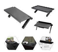 TV Screen Top Shelf with Adjustable Monitor Bracket for Holding Multiple Devices Including Mobile Phones and Computers (L)