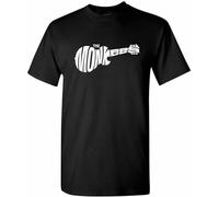 Tv Series 60'S Retro Rock Pop Monkees T-Shirt Black M