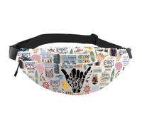 TV Series Inspired Fanny Pack Pogue Fans Adventure Gift OBX Fan Gift North Carolina Beach Waist Bag (Pogue WB EU)
