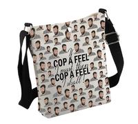 TV Series Inspired Gift If Cop A Feel I Must Then Cop A Feel I Shall Crossbody Bag TV Series Merch for TV Series Lover, Feel I Bag