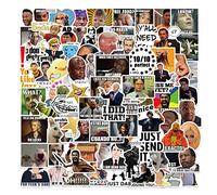 TV Series Social MEME Stickers 100 PCS, Funny Scrapbook Journal Water Bottle Laptop Phone Luggage Case Computer Stickers,Vinyl Waterproof Aesthetic DIY Stickers for Kids Children Adults