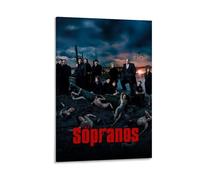 TV Series The-Sopranos Canvas Poster Vintage Canvas Poster Wall Art Decor Prints Poster Modern Canvas Art Pictures for Living Room Bedroom 12 x 18 Inches (30 x 45 cm)