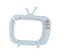 TV Shape Saving Pot MDF Blue Nordic Style for Kid's Room Nursery