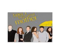TV Show How I Met Your Mother Fan Art Poster Decorative Painting Canvas Wall Art Living Room Poster Bedroom Painting 24 x 36 Inch (60 x 90 cm)