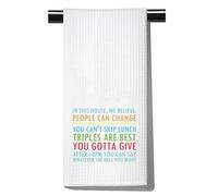 TV Show Inspired Gift ITYSL Fans Gift Sketch Comedy Lover Gift In This House We Believe Kitchen Towel Housewarming Gift (IN THIS HOUSE UK)