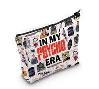 TV Show Inspired Makeup Bag Horror Movie Gift Serial Killer Gift for TV Show Fans (PsychoEra Bag EU)