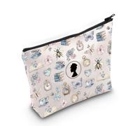 TV Show Inspired Makeup Zipper Bag TV Show Fans Gift Toiletry Travel Bag Regency TV Show Fans Gift Lady Merchandise (MB, Women Head B-PY2)