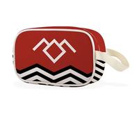 TV Show Inspired Red Black & White Welcome to TP Leather Clear Makeup Bag 90S TV Series Merchandise (Twin Cbag EU)