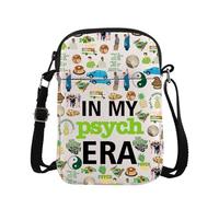 TV Show Merch Gift Detective Gifts Shawn Spencer Psych Messenger Bag for TV Fans Comedy Sitcom Pineapple Gift (Psy ERA Cross)
