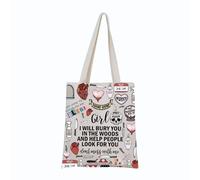 TV Show Merch Tote Bag Serial Killer Horror Gift Crime TV Gift Morbid Fan Gift (U.Mess with)