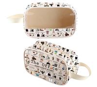 TV Show Merchandise Michael Scott Lover Gift TV Show Clear Makeup Zipper Pouch (OFFBag)