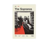 Tv Show Poster The Sopranos Posters (17) Canvas Poster Bedroom Decor Sports Landscape Office Room Decor Gift Unframe-style 12x18inch(30x45cm)