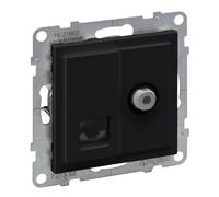 TV Socket Type F 1.5dB + RJ45 Cat 6 UTP SUNO 721462