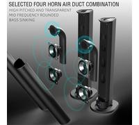 TV Sound Bar Bluetooth Speaker AUX/BT/OPT Connection Box 2 in 1 Separable Home Theater System FM Radio