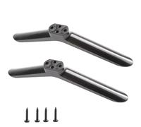 TV Stand Base Pedestal Feet, Universal TV Legs Compatible with Samsung LG Sharp TVs, Replacement Stand for 24in to 55in TVs, Non-Slip Plastic TV Feet with Screws Included