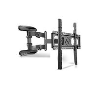 TV Stand Base Wall Mounted TV Mounting Rack Horizontal and Vertical Rotation 90° LCD TVs Rack Office Conference Room Ultra-Thin Display Bracket Tv Stand Mount