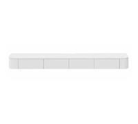 Tv stand cabinet140-240cm Hanging TV Stand, Floating TV Stand with 2 Drawers, Elegant Hanging Design, Storage Shelf for Living Room or Bedroom(White,220 * 20 * 24cm)