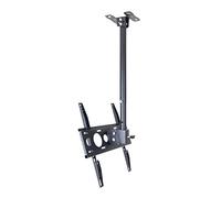 TV Stand Ceiling TV Mount, Adjustable Height Full Motion 360 Deg Rotation Tilting Swiveling, TV Ceiling Mount Adjustable Bracket Fits 26-60 Inch Flat Panel Display(3m)