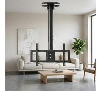 TV Stand - Ceiling TV Mount Fits Most 39-85inch LCD LED OLED 4K TVS, Height Adjustable, 360°Swivel Full Motion Ceiling Mount TV Bracket, Max VESA 600x400mm, Holds Up To 185 Lbs