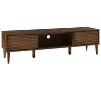 Beliani Retro Tv Stand Kayan Dark Brown