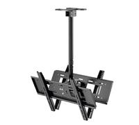 TV Stand - Double-sided Liftable Ceiling Mounted TV Stand, Tiltable And 360° Rotatable, Suitable For 26-75 Inch TVs(H1m)