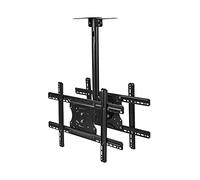 TV Stand Dual Sided Ceiling TV Mount Bracket, Telescoping Outdoor Ceiling TV Mount for 32 to 65 Inch Flat Screen TVs, Fit Flat and Vaulted Ceiling (0.51m)