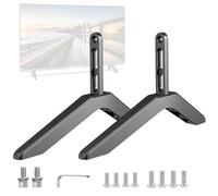 TV Stand Feet, Height-Adjustable Aluminum Alloy TV Legs, Sturdy Replacement Stand with Non-Slip Base, Fit for 32 to 65-inch TVs, Stable Support for Wooden and Tiled Floors