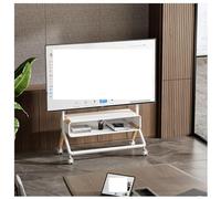 Tv Stand For Dining Room Rolling Portable TV Stand For 49-75 Inch LED LCD Sn TVs Monitors, Height Adjustable TV Stand With Wheels Tv Bracket For Home