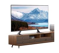 Tv Stand For Dining Room Tabletop TV Stand Base With Tilt Universal TV Base With Height Adjustment Fits Most 27 To 65 Inch Flat Screen TVs Tv Bracket For Home