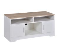 HOMCOM Home Office 42" TV Stand Storage Unit w/Cabinets Shelves Table Top Living