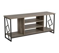 Beliani Industrial Tv Stand Forres Dark Wood
