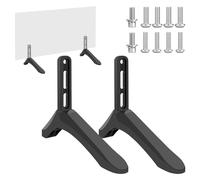 TV Stand Legs Replacement Universal Plastic TV Base Pedestal Feet with Screws Table Top TVStand Base Legs for Most for 32-65 Inch LCD/LED/Plasma Flat Screen TVs Compatible with TCL, Sony, Xiaomi