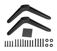 TV Stand Legs | Television Mounting Legs - Anti-Tilt Matte Black TV Stand Feet for Bedroom, Workplace, Fireplace, Apartment, Dormitory