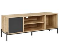Beliani Tv Stand Moines Brown/ Black