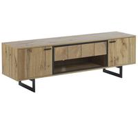 Beliani Rustic Tv Stand Boiso Brown