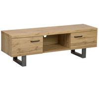 Beliani Modern Tv Stand Light Wood Timber